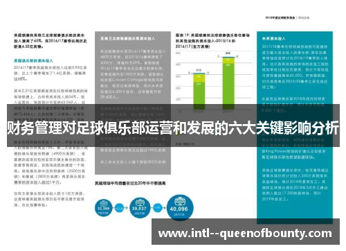 财务管理对足球俱乐部运营和发展的六大关键影响分析 财务管理对足球俱乐部运营和发展的六大关键影响分析