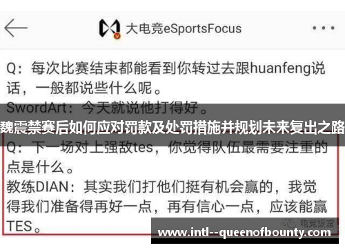 魏震禁赛后如何应对罚款及处罚措施并规划未来复出之路
